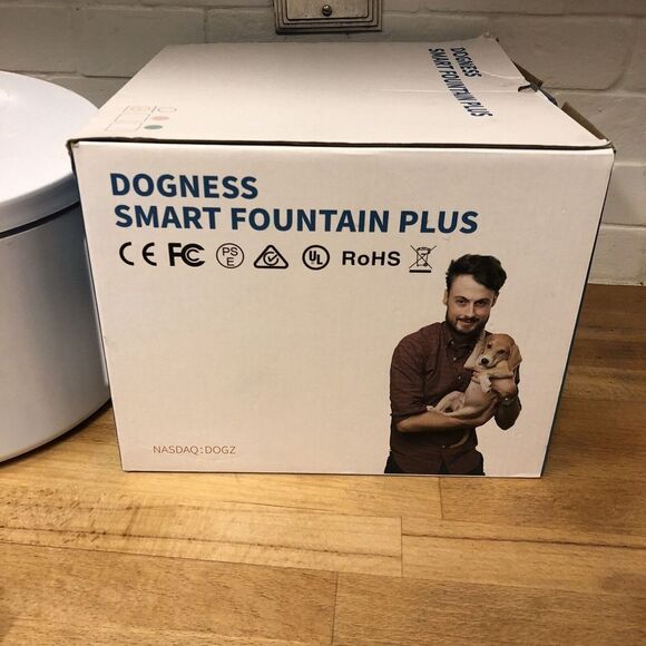 Dogness Pet Smart Water Fountain PLUS (LARGE PETS) White Auto Shuts Off 3.2 L - Picture 7 of 13